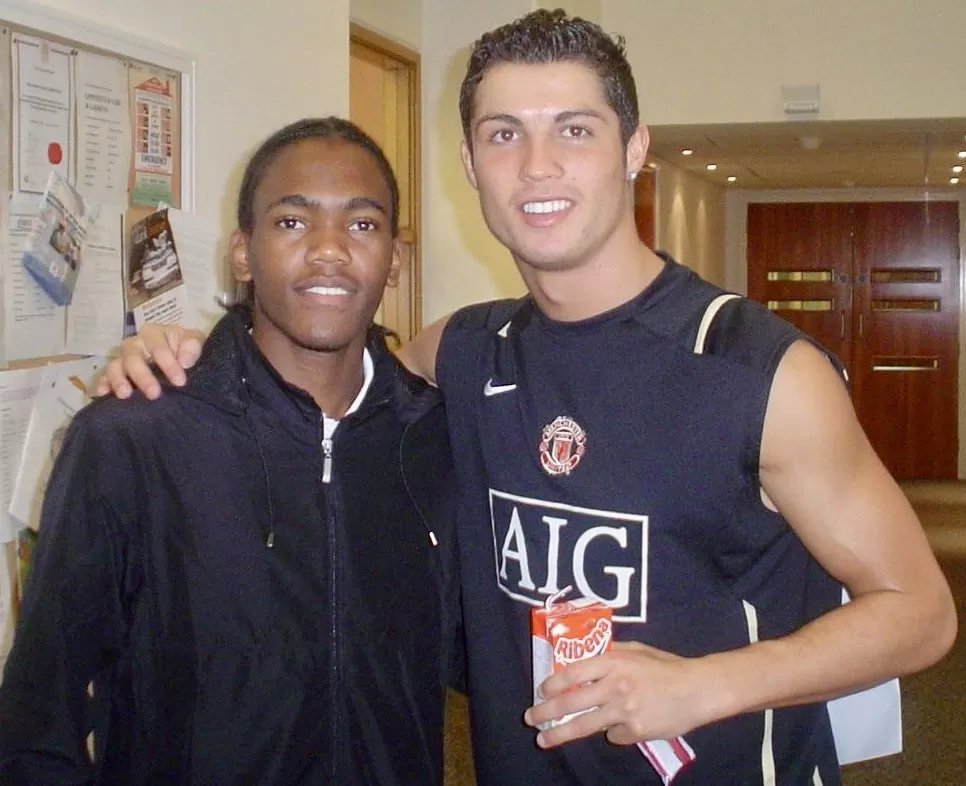 Evandro bersama CR7 (dok. Evandro)