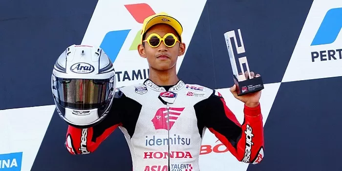 Dominasi Pembalap Astra Honda di Mandalika, Veda Sapu Bersih Podium Tertinggi IATC   