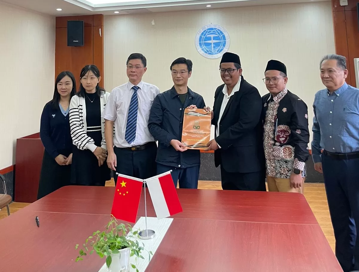 Fakultas Dakwah dan Komunikasi (FDK) UIN Sunan Kalijaga melakukan penandatanganan nota kesepahamandengan China University of Geosciences di Wuhan, China. (ISTIMEWA)