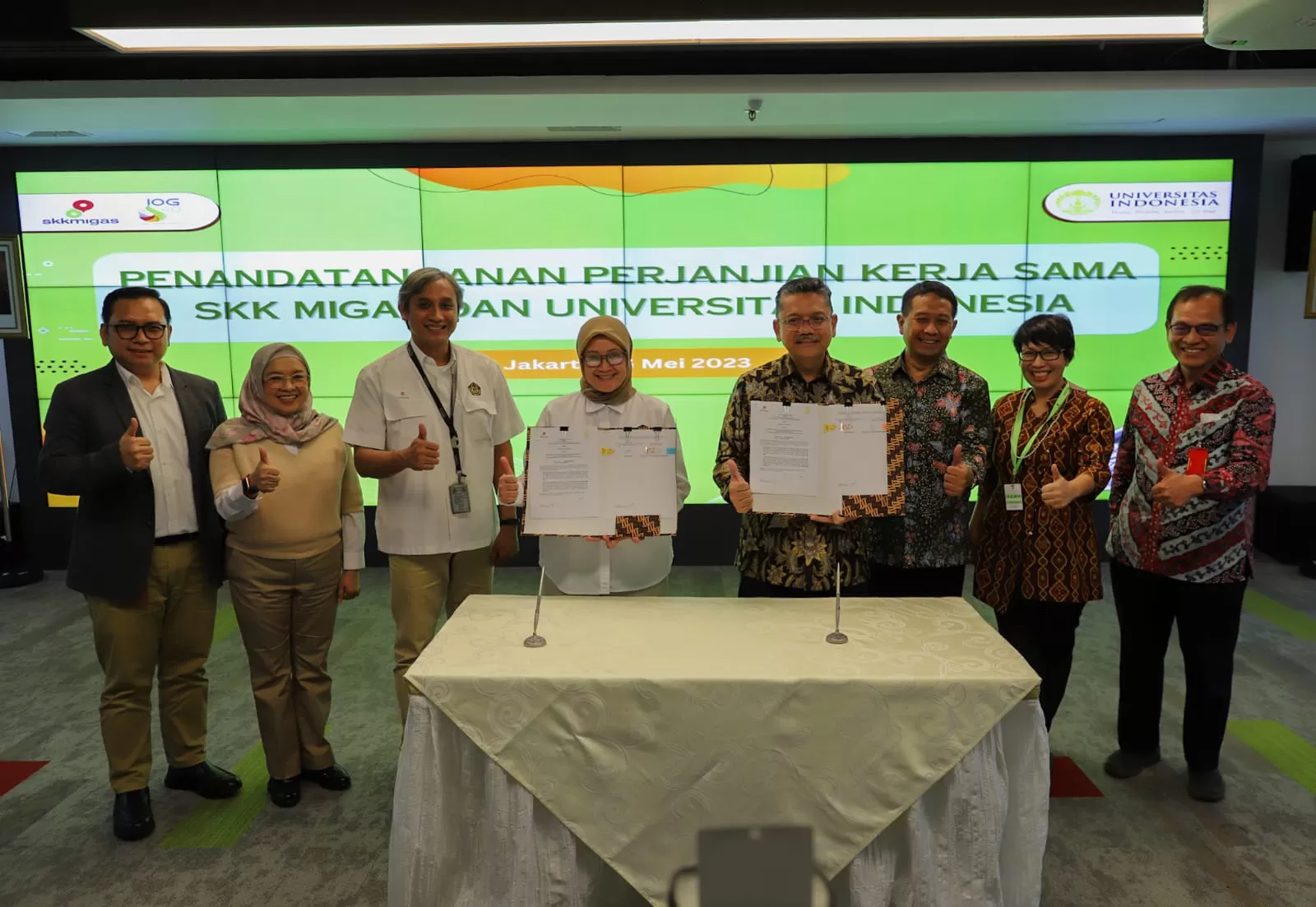 SKK Migas menjalin kerjasama dengan Universitas Indonesia untuk pengembangan SDM (Metrojambi.com/SKK Migas)