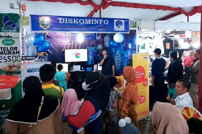 Hari Ke 3 Paling Ramai dikunjungi Stand DISKOMINFO pada Pekan Raya Pemalang