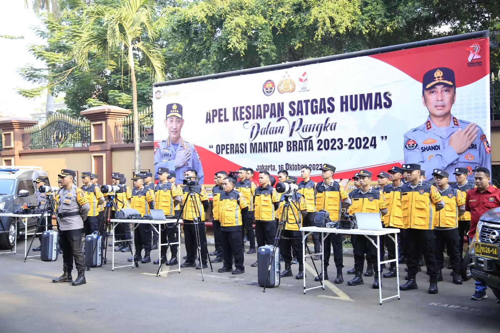 Satgas Operasi Mantap Brata 2023. (Humas Polri)