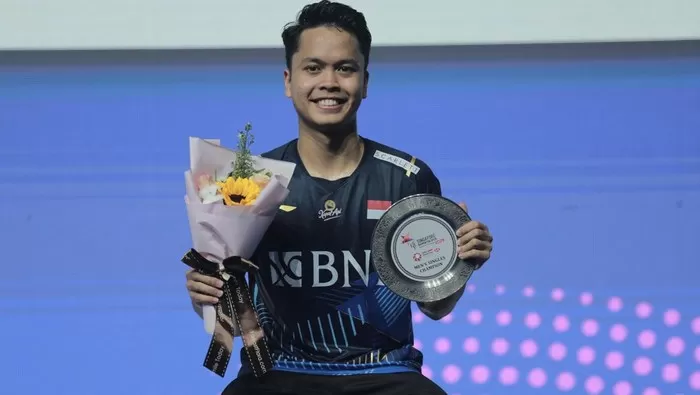 Anthony Sinisuka Ginting menjuarai Singapore Open 2023