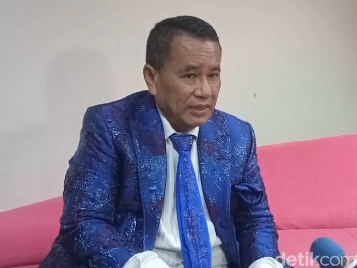 (Foto: ahsan/detikhot) Hotman Paris tegaskan ogah damai dengan Razman.  