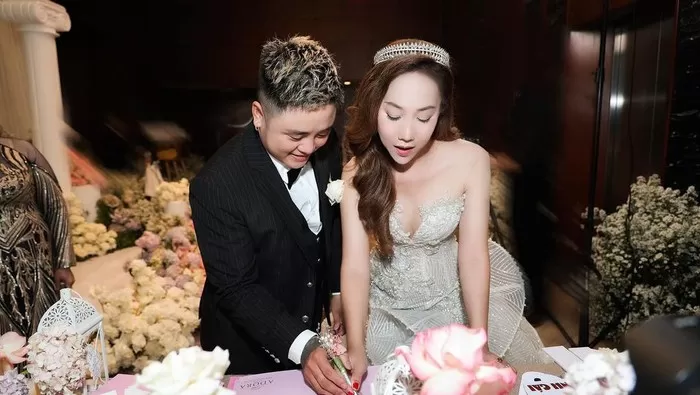 Pernikahan transgender di Vietnam. (Foto: Instagram @ngo.minh.dan)