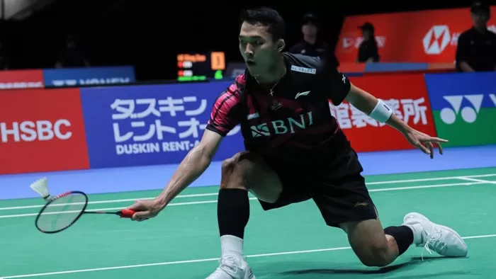 Jonatan Christie lolos ke  final Japan Open 2023 (Foto: PBSI)