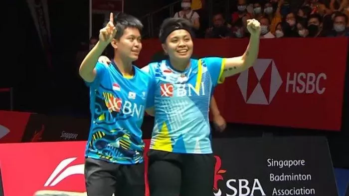 Siti Fadia/Apriyani Rahayu. Foto: Tribunnews.com