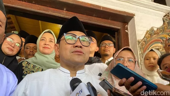 Muhaimin Iskandar alias Cak Imin  di Kompleks Pemakaman Sunan Gunung Jati, Cirebon, Jawa Barat. Foto: Detik.com