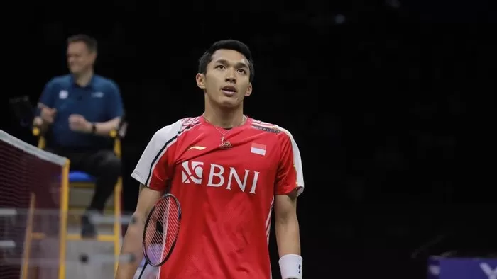 Jonatan Christie di Hong Kong Open 2023. Foto: Detik.com