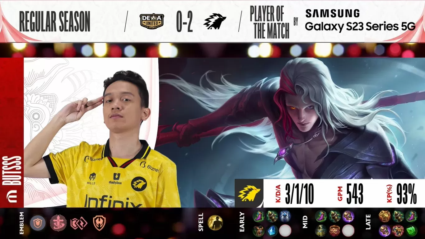 Onic Esports Membantai Dewa United Esports 2-0 di Minggu Kedua MPL ID Season 12 (Genmuslim.id/dok: MPL Indonesia)