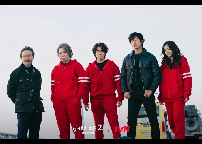 Salah satu adegan para pemburu roh jahat dalam seri drama Korea The Uncanny Counter Season 2: Counter Punch ((Foto: GENMUSLIM.id/dok: hancinema.net))