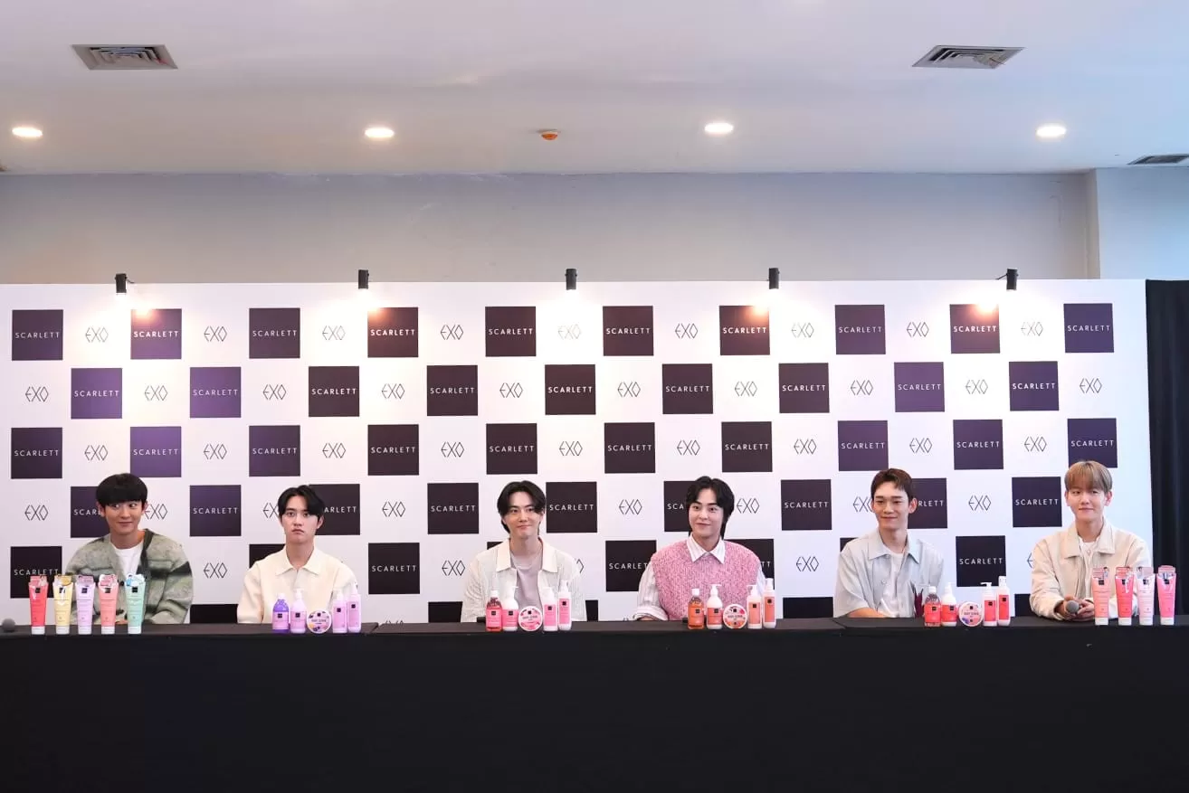 Agar para muslimah bisa tampil glow up penggunaan  skincare diperlukan,  berdasar hal itu  brand skin care Scarlett menggandeng EXO sebagai Glow Ambasador Scarlett. ((Foto: GENMUSLIM.id/dok: Scarlet))