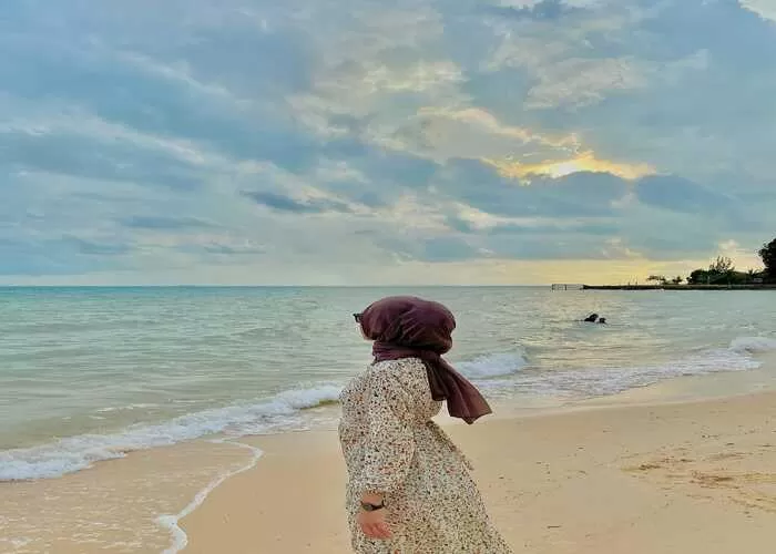 Keindahan wisata bahari yang ditawarkan oleh Pulau Rempang. ((FOTO GENMUSLIM.id/dok : Instagram@novi.windasari ))