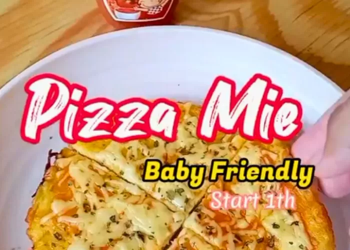 Inspirasi resep Pizza mie MPASI untuk anak mulai usia 1 tahun ((GENMUSLIM.id/ dok: Instagram / @winda.desfiana)   )