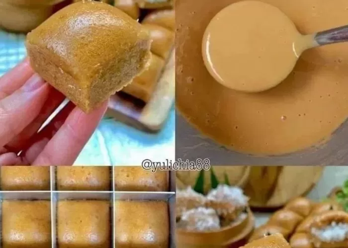  Resep variasi jajanan kue apem yang memakai gula merah ( (GENMUSLIM.id/ dok: Instagram / @yulichia88 )   )