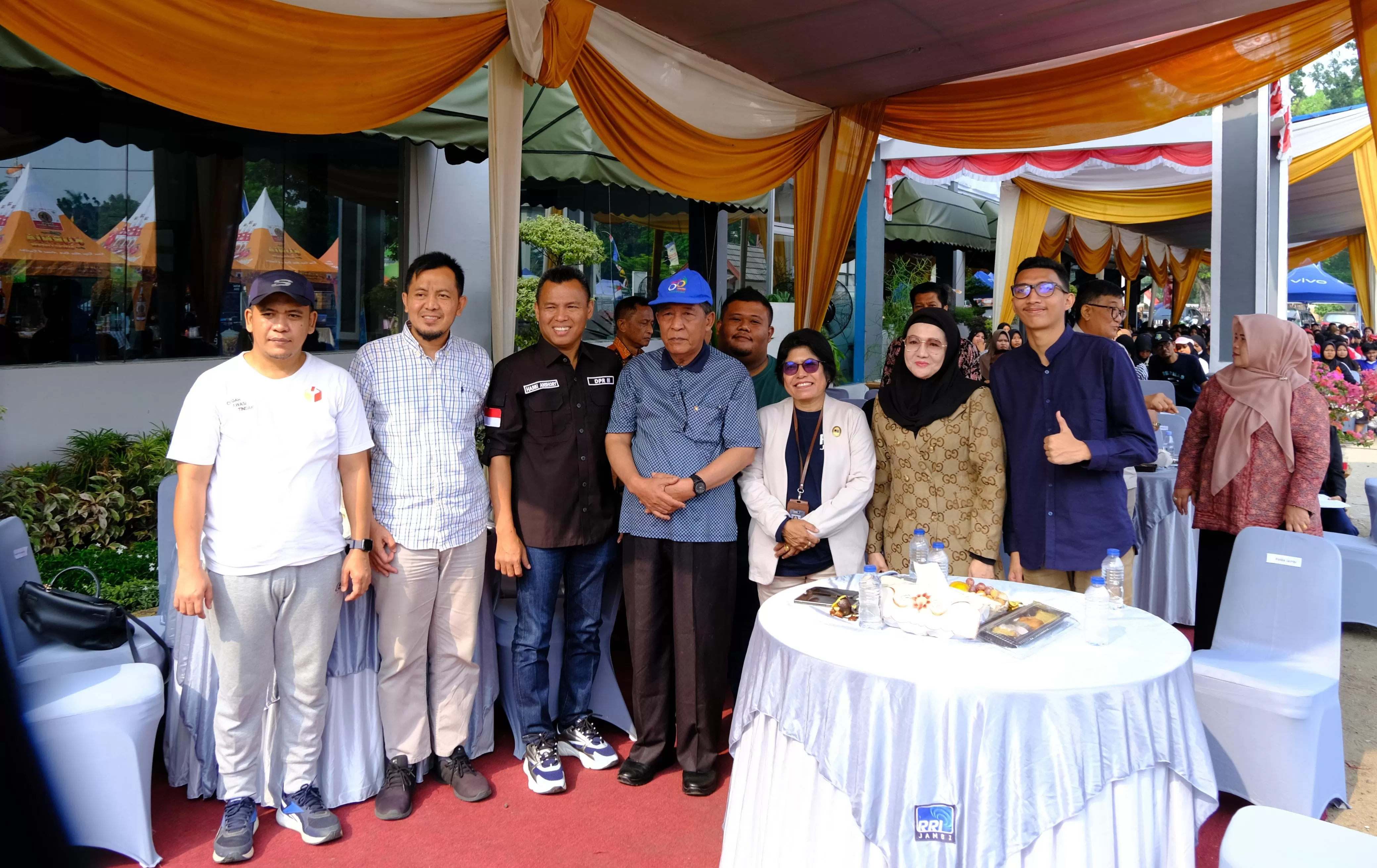 Wagub Jambi Abdullah Sani Apresiasi GCM RRI Jambi (dok/langitviral.com)