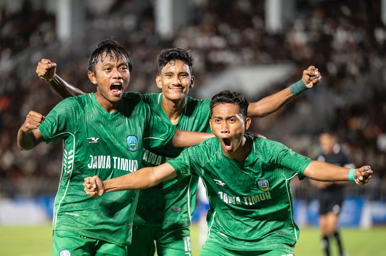 Tim sepak bola putra Jawa Timur berhasil memastikan diri melaju ke partai final Pekan Olahraga Nasional (PON) XXI Aceh-Sumut 2024.