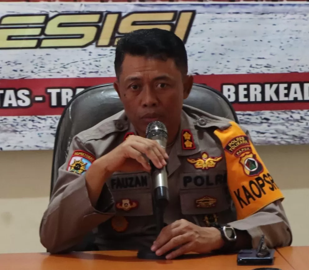 Kasatgas Humas Operasi Mantap Praja Cartenz II-2024 Wilayah Papua Tengah, AKBP Achmad Fauzan, S.Ag. (Dok. Polda Papua)