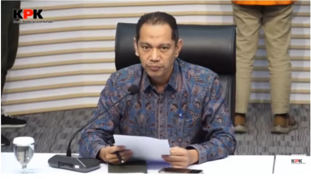 Wakil Ketua KPK, Nurul Ghufron saat konferensi pers. (Foto: PMJ News/YouTube KPR RI)