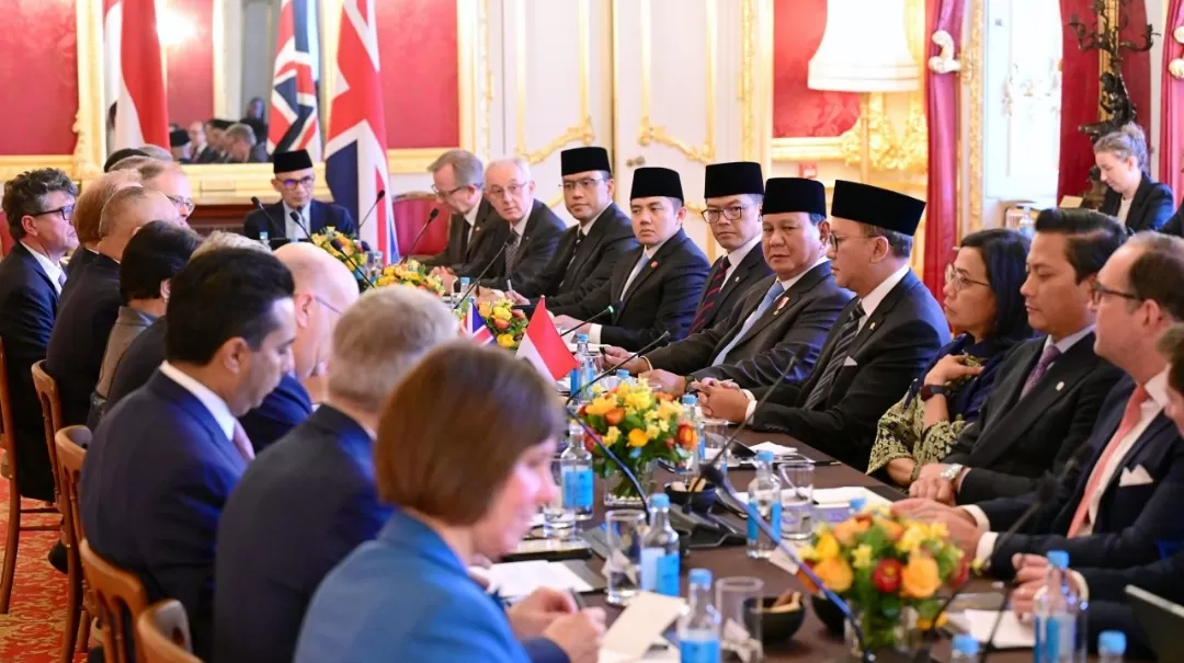 Presiden Republik Indonesia, Prabowo Subianto menghadiri CEO Roundtable Forum di London, pada Kamis, 21 November 2024. Foto: BPMI Setpres/Muchlis Jr