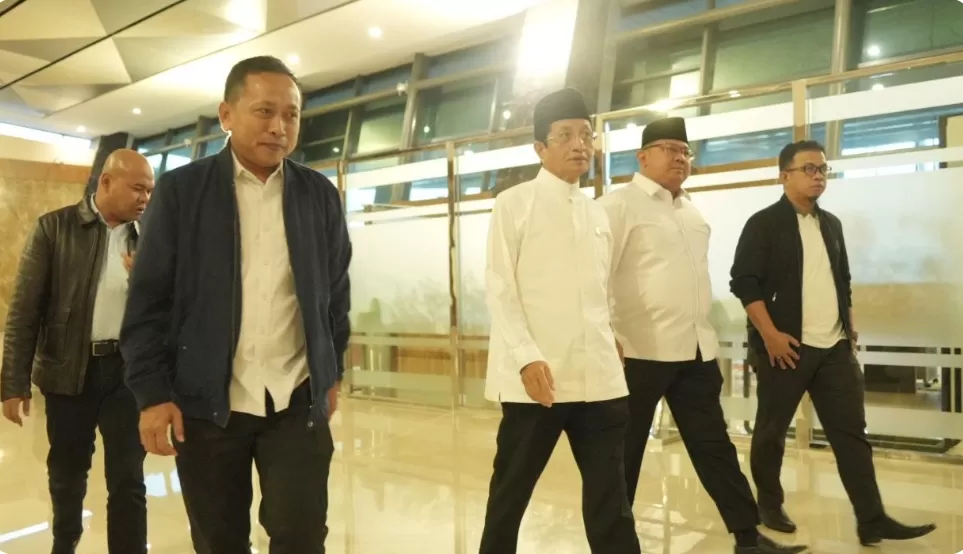 Menteri Agama Nasaruddin Umar tiba di Bandara Internasional Soekarno-Hatta dari Kunjungan Kerja ke Saudi. (kemenag.go.id)
