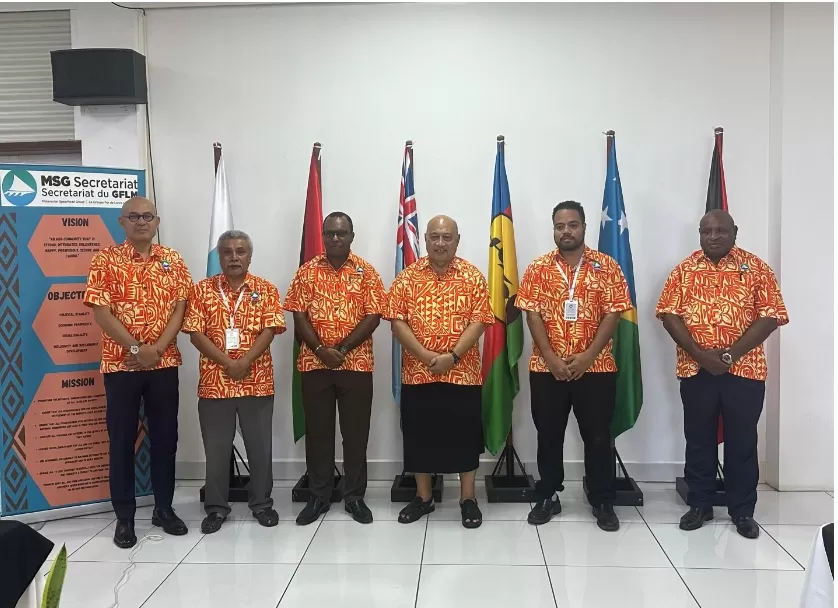 Menteri Luar Negeri RI Arrmanatha Nasir saat menghadiri Pertemuan Tingkat Menteri Melanesian Spearhead Group (MSG) di Port Vila. (kemlu.go.id)