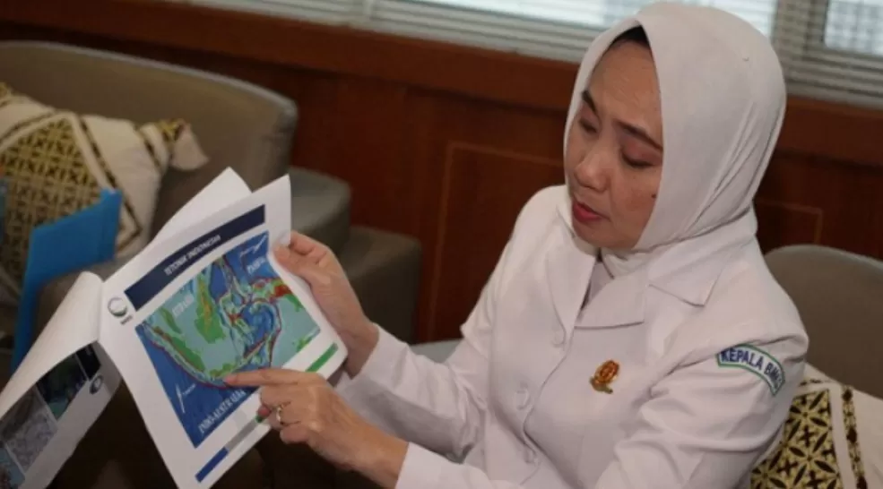 Kepala Badan Meteorologi, Klimatologi dan Geofisika Dwikorita Karnawati. (Foto: PMJ News/BMKG).