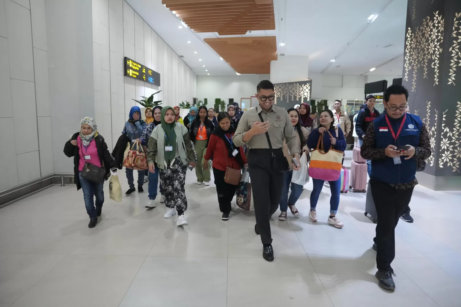 Sebanyak 30 WNI dievakuasi dari Suriah dan tiba dengan selamat di Tanah Air. (Foto: kemlu.go.id)