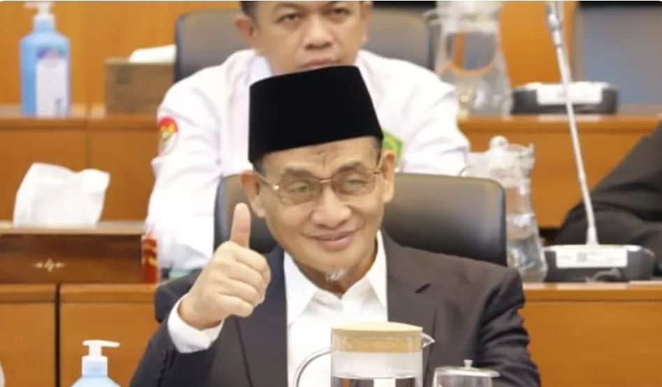Wakil Menteri Agama Romo HR Muhammad Syafii saat mengikuti rapat bersama DPR. (Foto: kemenag.go.id)