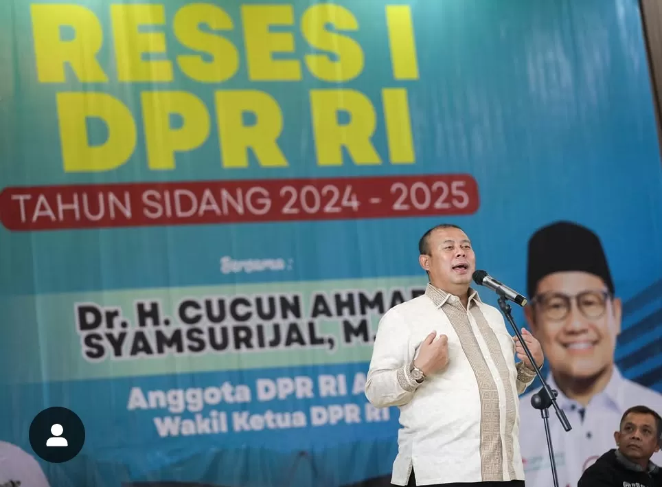 Wakil Ketua DPR RI Koordinator Bidang Kesejahteraan Rakyat (Korkesra), Cucun Ahmad Syamsurijal. (Foto: Instagram @cucunsyamsurijal)