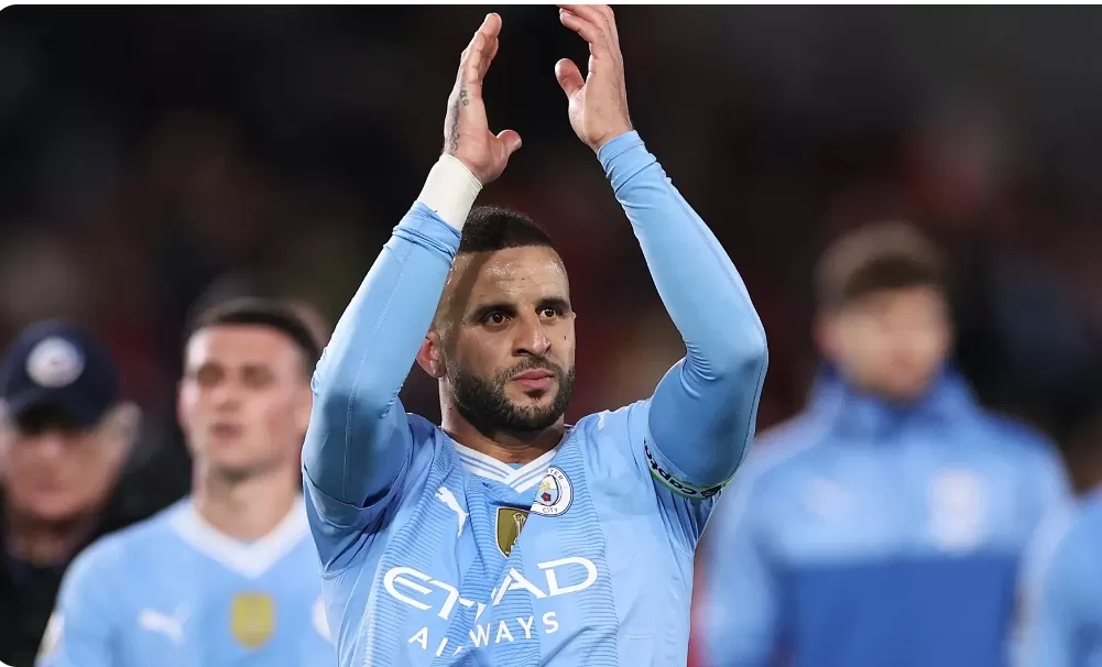 Kyle Walker resmi bergabung dengan AC Milan musim ini. (Foto: premierleague.com)