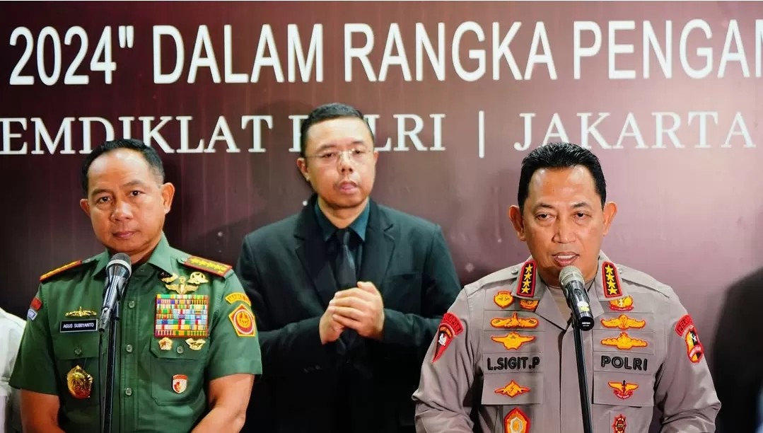 Panglima TNI Jenderal Agus Subiyanto dan Kapolri Jenderal Pol. Listyo Sigit Prabowo. (Foto: Instagram @listyosigitprabowo)
