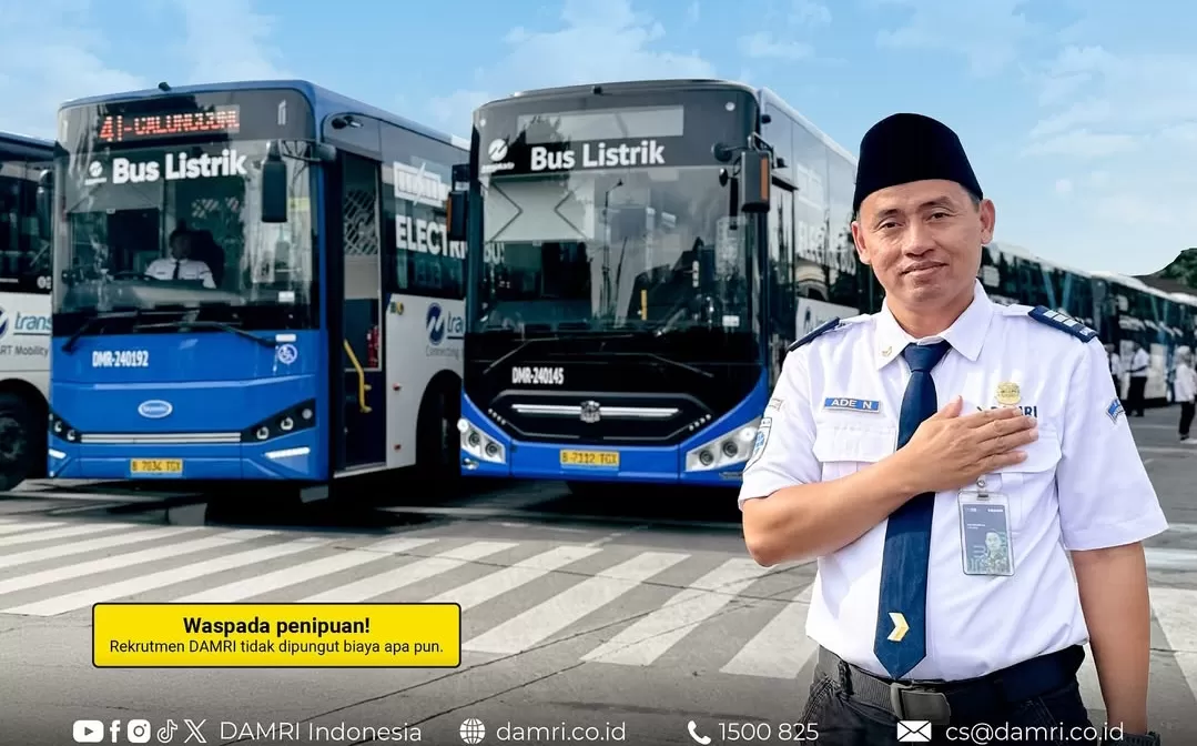 DAMRI buka lowongan Mekanik, penempatan tersedia di berbagai cabang Indonesia. (Foto: Instagram @damriindonesia)