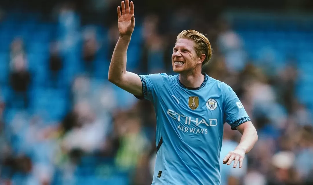 Kevin De Bruyne saat membela Manchester City dalam laga Liga Inggris musim 2024/2025. (Foto: Instagram @kevindebruyne)