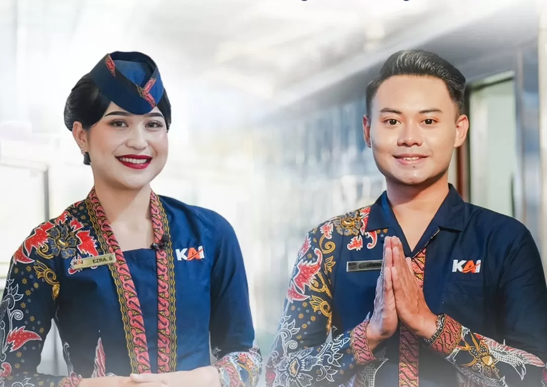 Ilustrasi. Kesempatan jadi pramugara dan pramugari di KAI Services. (Foto: Instagram @rmu.id)
