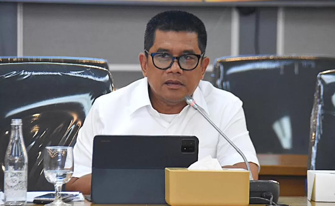 Anggota Komisi XIII DPR RI, Muslim Ayub dalam Audiensi Komisi XIII dengan eks karyawan OCI di Gedung Nusantara II, DPR RI, Senayan, Jakarta. Foto : Runi/Andri