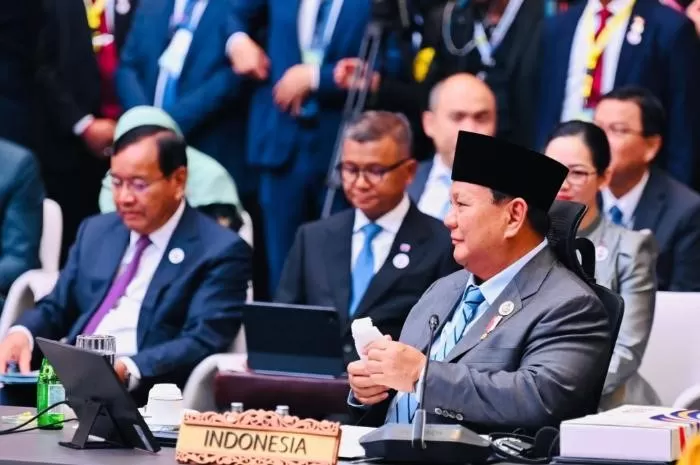 Presiden Prabowo Subianto saat menghadiri (KTT) ke-46 ASEAN di Malaysia.