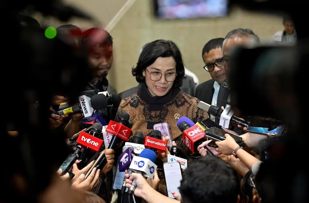Sri Mulyani umumkan perubahan kebijakan stimulus ekonomi, fokus pada bantuan upah pekerja. (Foto: Instagram @smindrawati)