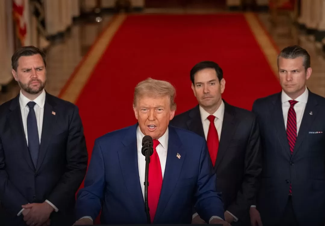 Presiden AS, Donald Trump dan Menteri Luar Negeri AS, Marco Rubio (kiri). (Instagram @realdonaldtrump)