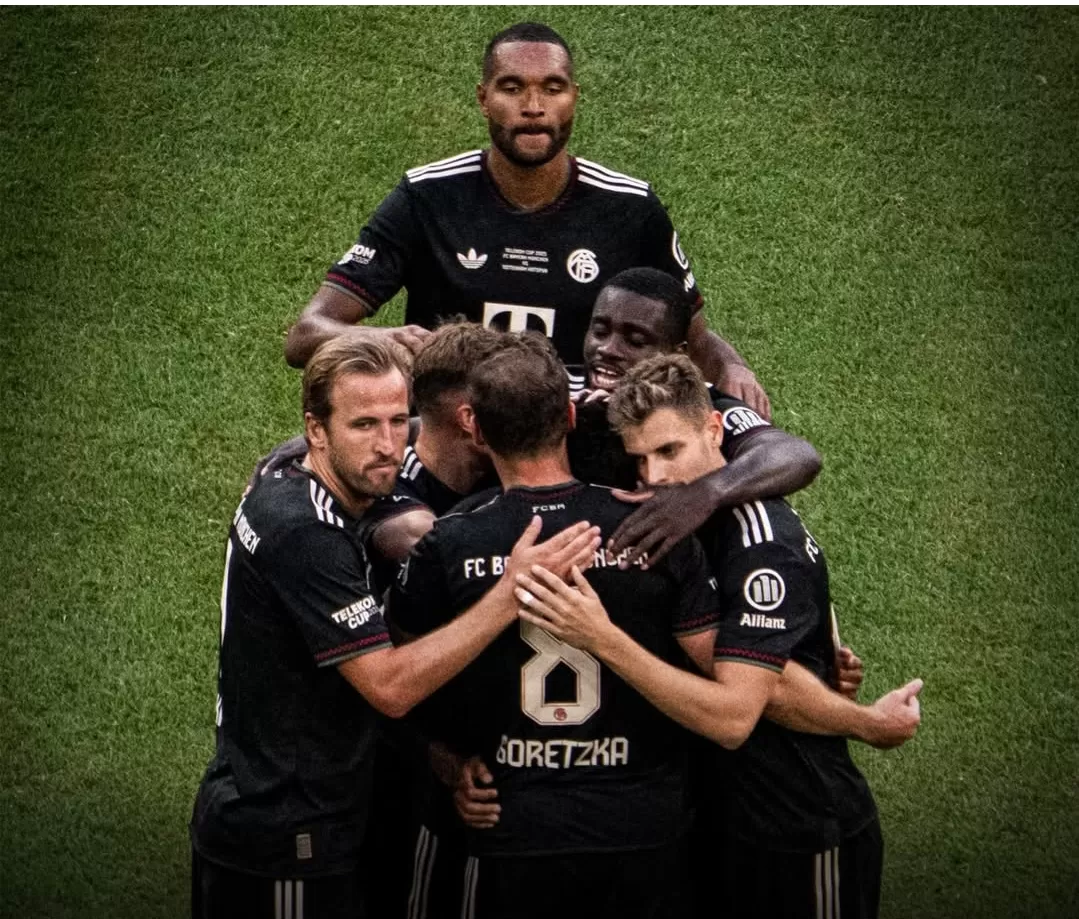 Bayern hancurkan Tottenham 4-0, Kane cetak gol ke gawang mantan klub di Piala Telekom. (Foto: Instagram @fcbayern)