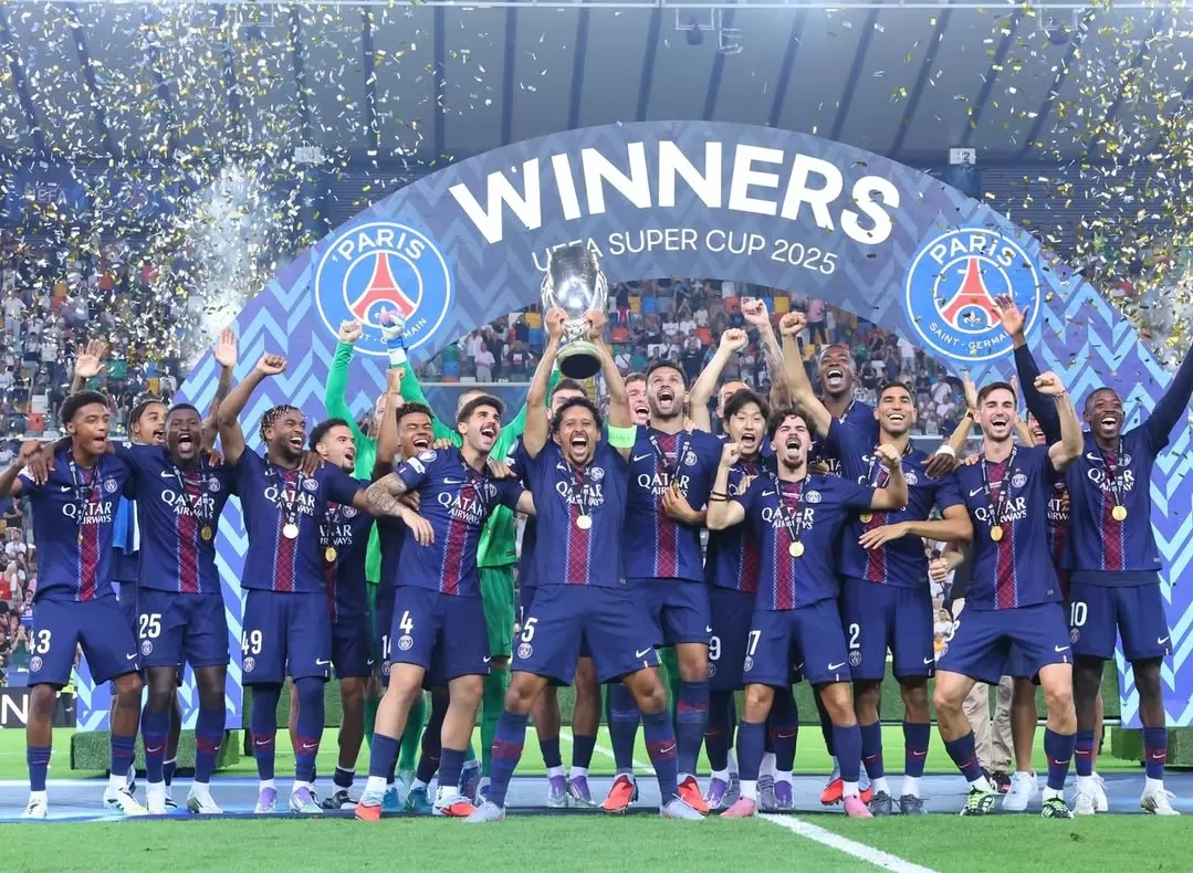 PSG menang adu penalti 4-3 atas Spurs setelah comeback dramatis di Piala Super UEFA. (Foto: Instagram @psg)