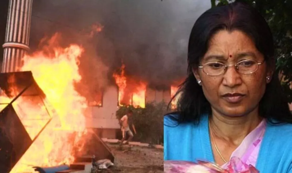 Istri mantan Perdana Menteri Nepal, Rajyalaxmi Chitrakar dibakar demonstran hidup-hidup. (Foto: X @AcciondeImpacto)