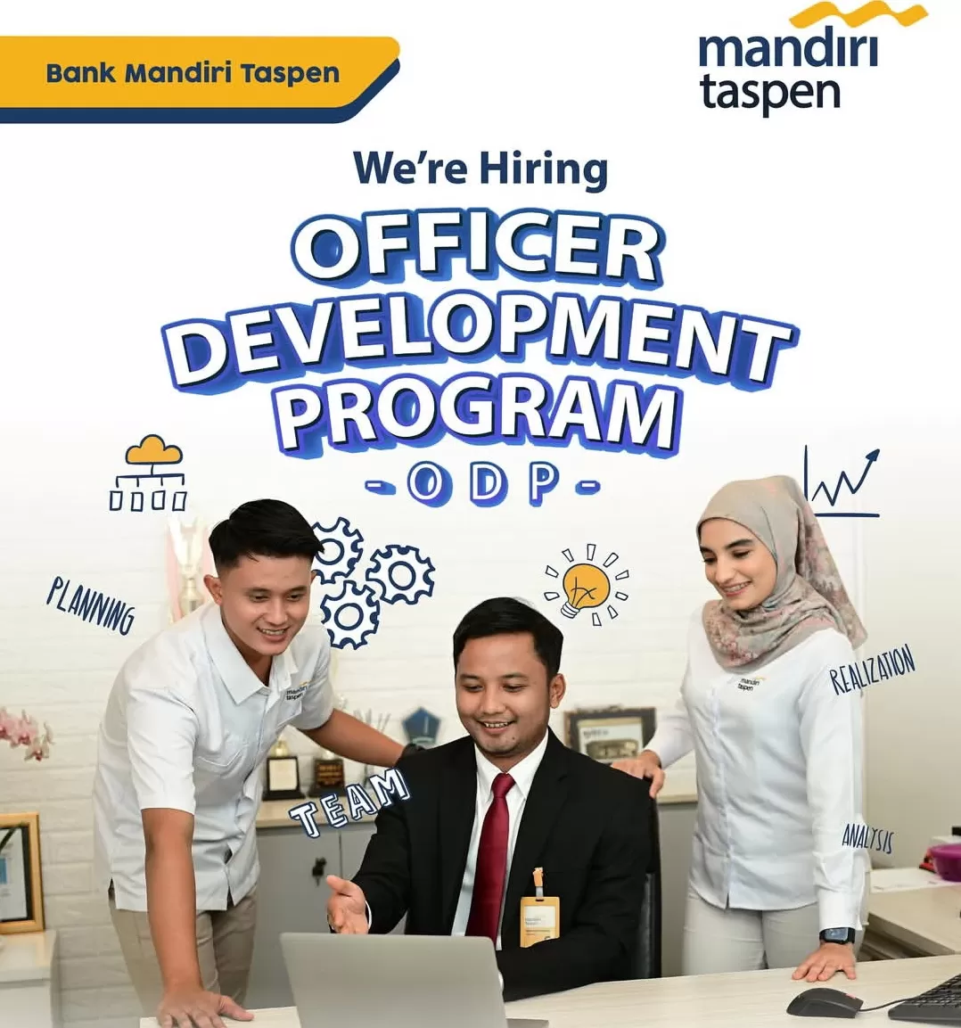 Program ODP Bank Mandiri Taspen 2025 hadir bagi lulusan muda yang ingin berkarier di perbankan. (Foto: Instagram @mantapuniverse)