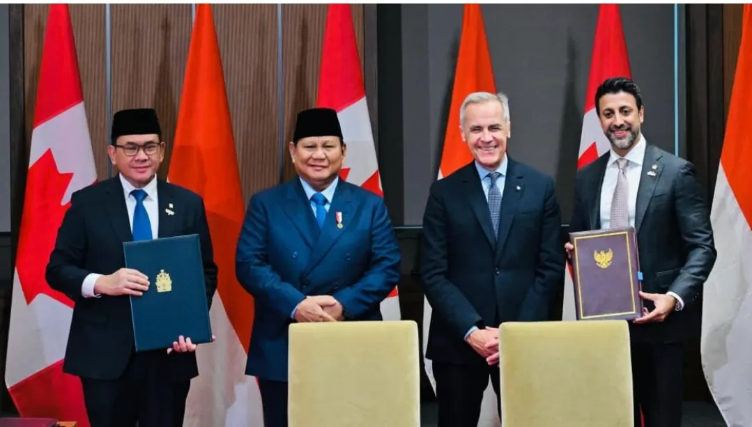 Presiden Prabowo pulang dari Kanada dengan kesepakatan besar Rp197 triliun mencakup perdagangan, pertahanan, dan kerja sama usaha. (Foto: presidenri.go.id)