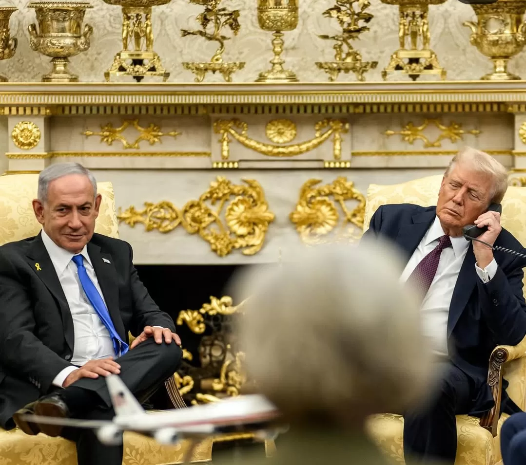 PM Israel Benjamin Netanyahu dan Presiden Amerika Donald Trump. (Foto: Instagram @potus)