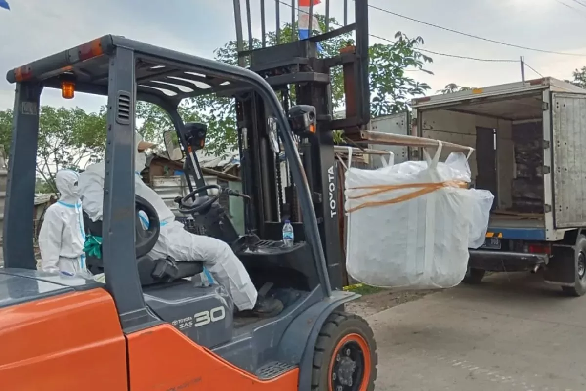 Dekontaminasi Cs-137 di Serang digencarkan, ratusan pekerja diperiksa demi melindungi kesehatan masyarakat dan lingkungan. (Foto: dok. TBNews)