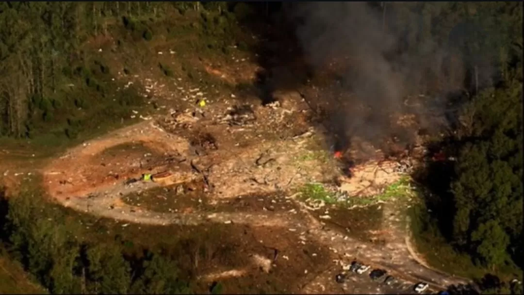 Ledakan besar di pabrik amunisi Tennessee menewaskan pekerja, tanpa satu pun korban selamat. (Foto: Instagram @majorhitspromo)