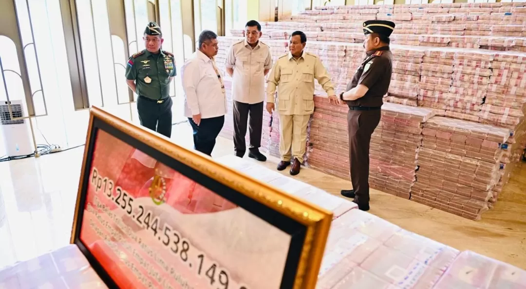 Presiden Prabowo ingin manfaatkan Rp13 triliun hasil korupsi untuk membangun desa nelayan modern. (Foto: presidenri.go.id)