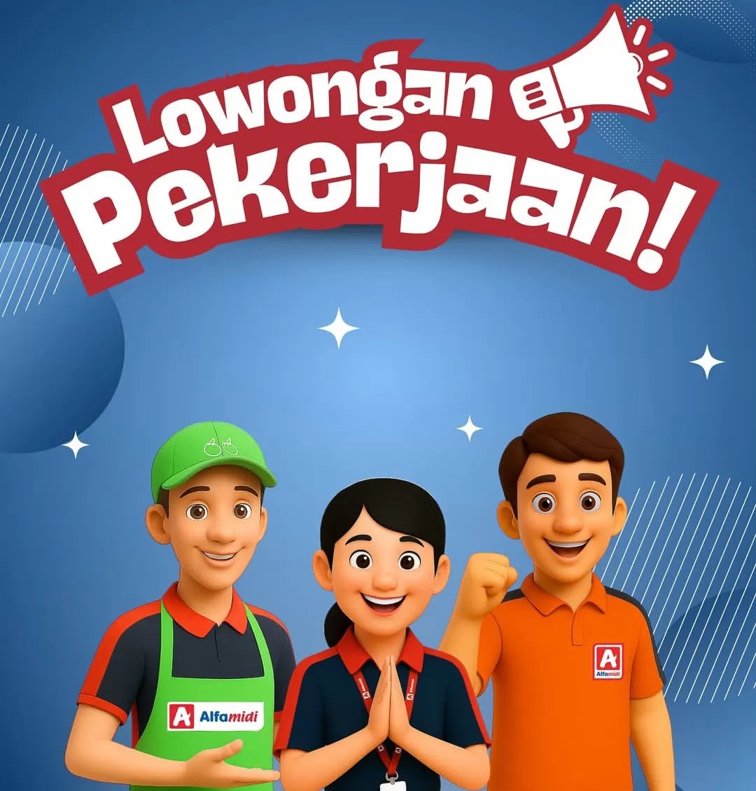 Alfamidi membuka kesempatan kerja untuk berbagai posisi. (Foto: Instagram @midikarir.official)