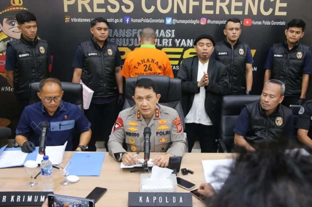 Anggota DPR ditetapkan tersangka penipuan haji khusus oleh Polda Gorontalo dengan kerugian miliaran rupiah. (Foto: TBNews)